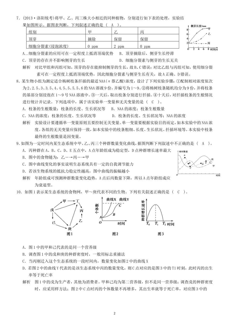 呼吸光合练习_第2页