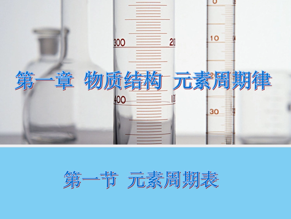 【化学】11元素周期表（人教版必修2）课件2_第1页