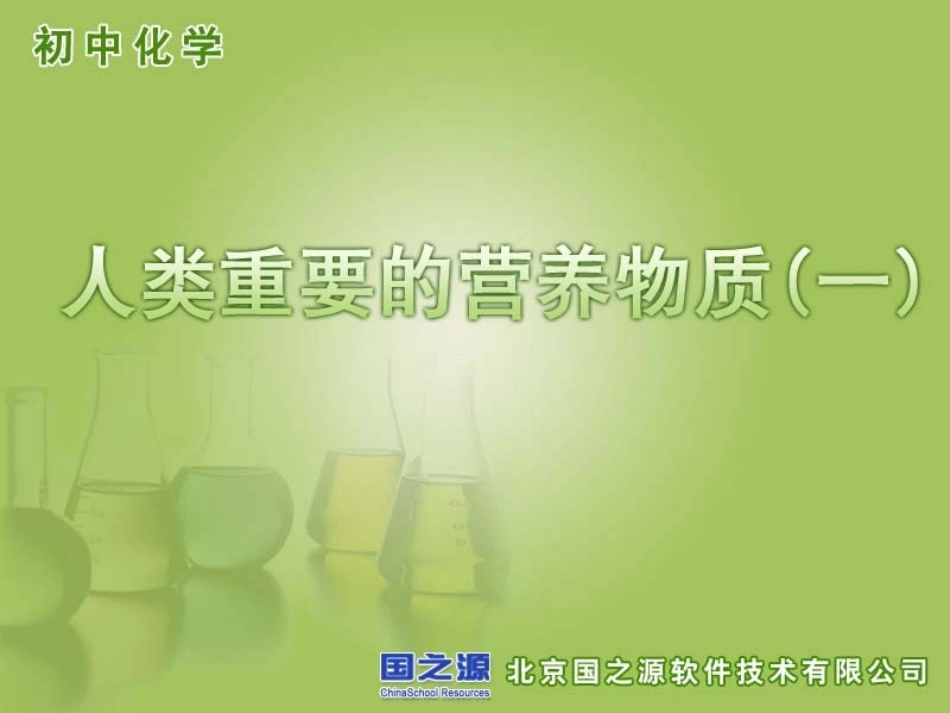 人类重要的营养物质1_第1页