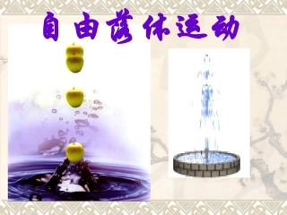 自由落体课件