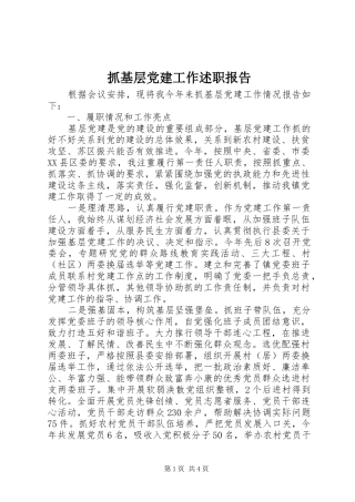 抓基层党建工作述职报告 (33)