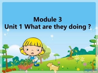 外研版四年级上册Module3Unit1Whataretheydoing课件