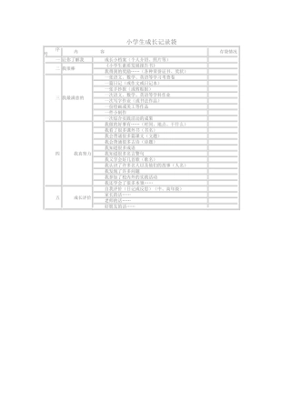 小学生成长记录袋 (2)