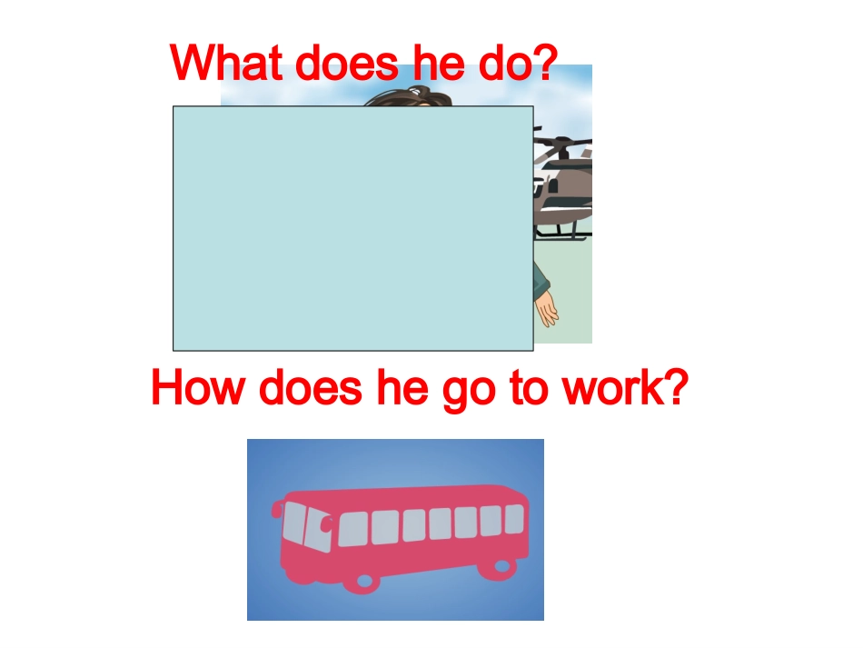 新版PEP六年级上册Unit_5_WhatdoeshedoBLet's_talk_第3页