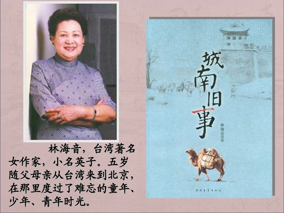人教新课标版小学语文五年级下册第二组6《冬阳童年骆驼队》PPT课件_第2页