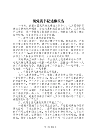 镇党委书记述廉报告 (13)