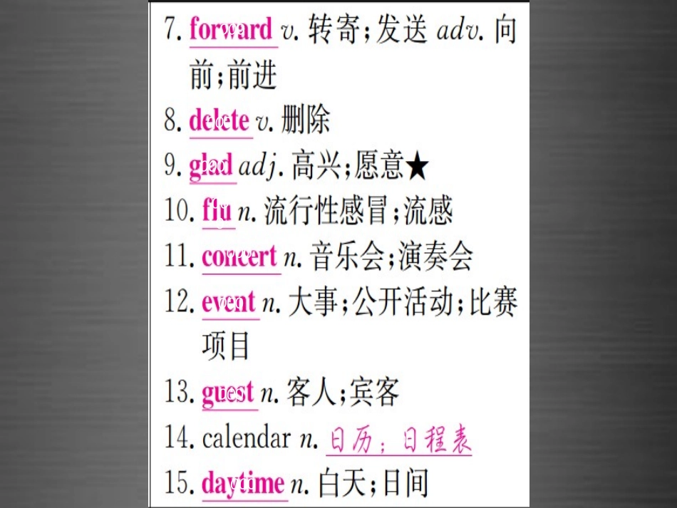 【人教版】期末复习：八上Units9-10课件_第3页