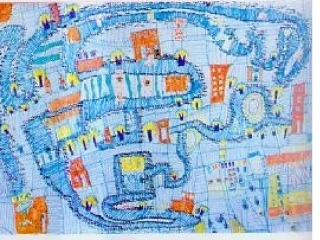 小学二年级美术地图