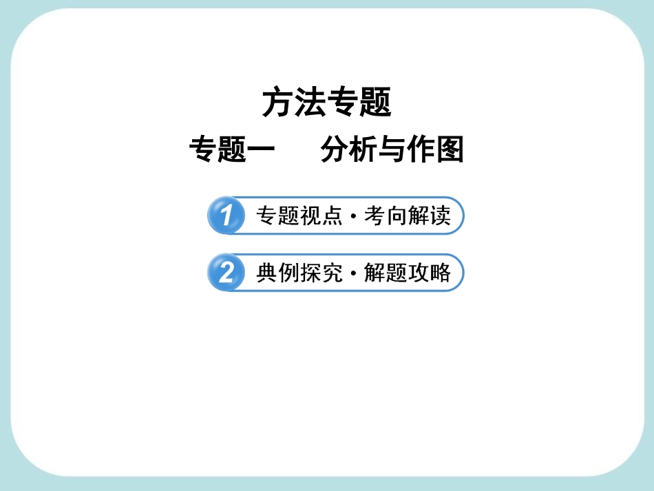 方法专题专题一分析与作图_第2页