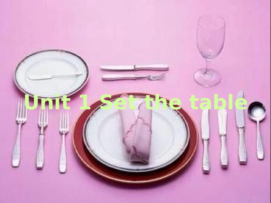 五年级下册_第一单元Unit_1_Set_the_table_第2页