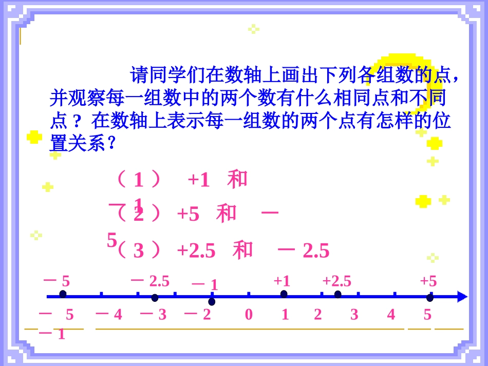 数学：23《相反数》课件（华东师大版七年级上）_第3页