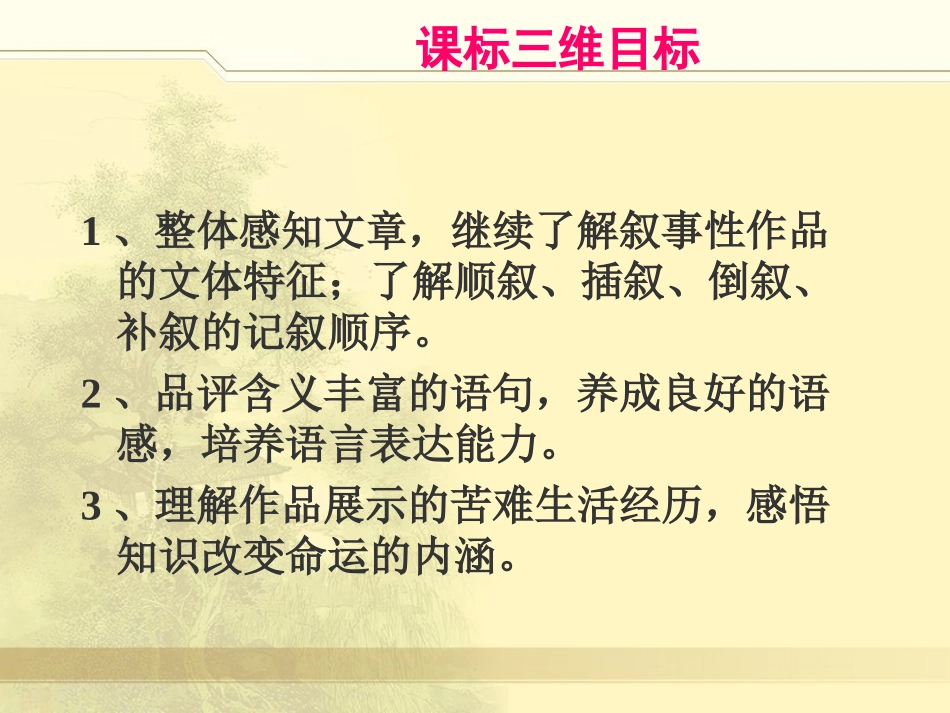 人教版新课标语文八下《我的第一本书》教学课件：24页_第3页