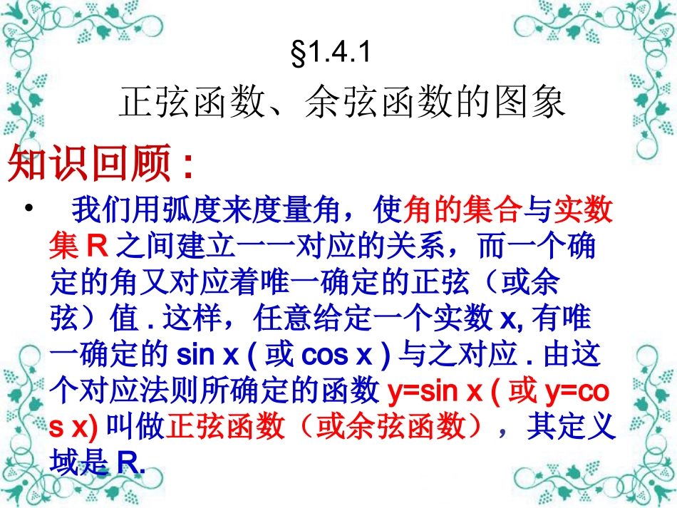 正弦余弦函数的图像_第2页