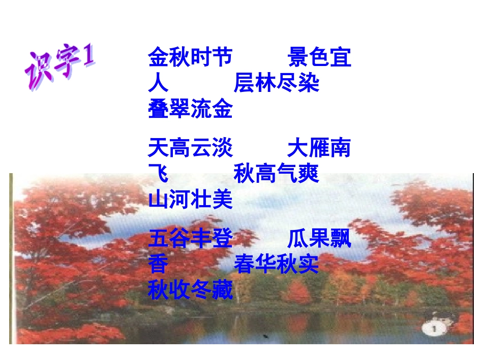 新课标小学语文第三册识字1课件_第3页