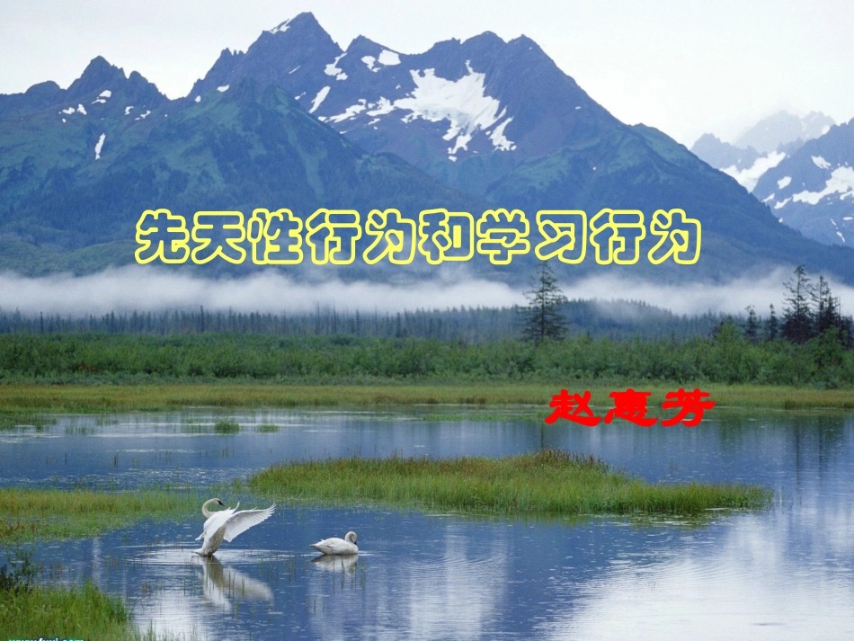先天性行为和学习行为 (4)_第1页