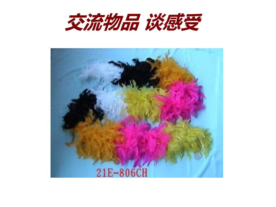 四年级上册口语交际物品交流_第1页