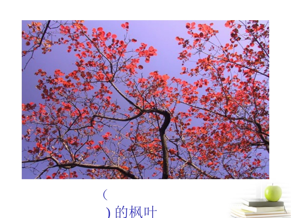 二年级语文上册19、蓝色的树叶课件人教新课标版_第2页