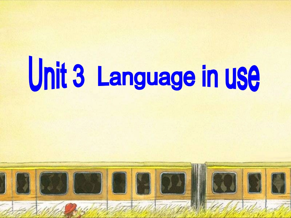 外研版英语八年级上册Module2Unit3课件_第2页