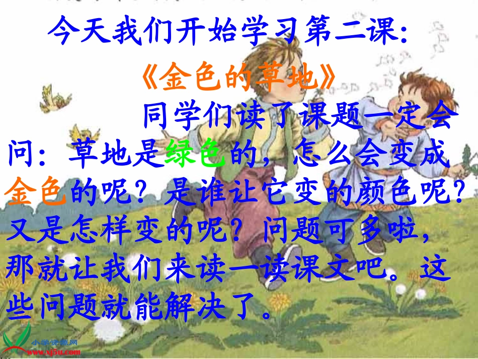 《金色的草地》(好)_第2页