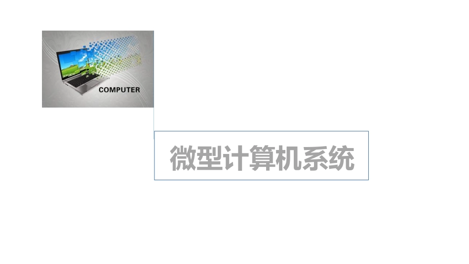 微型计算机系统_第1页