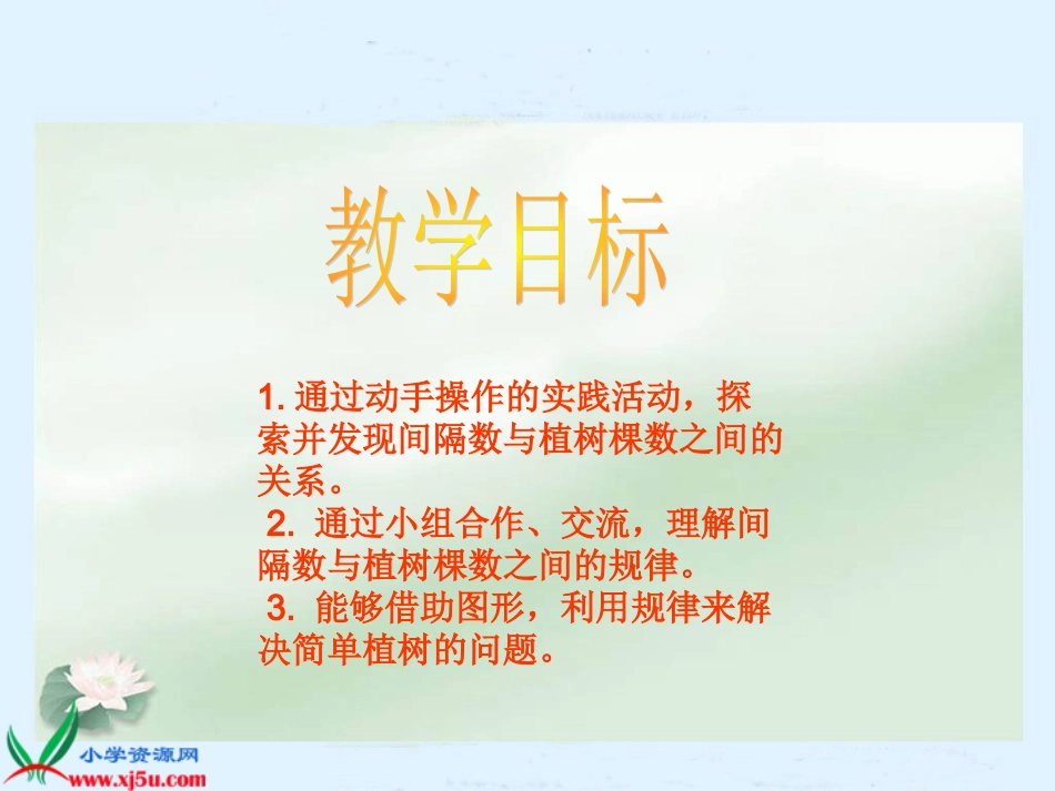 人教新课标数学四年级植树问题gdkj(1)_第2页