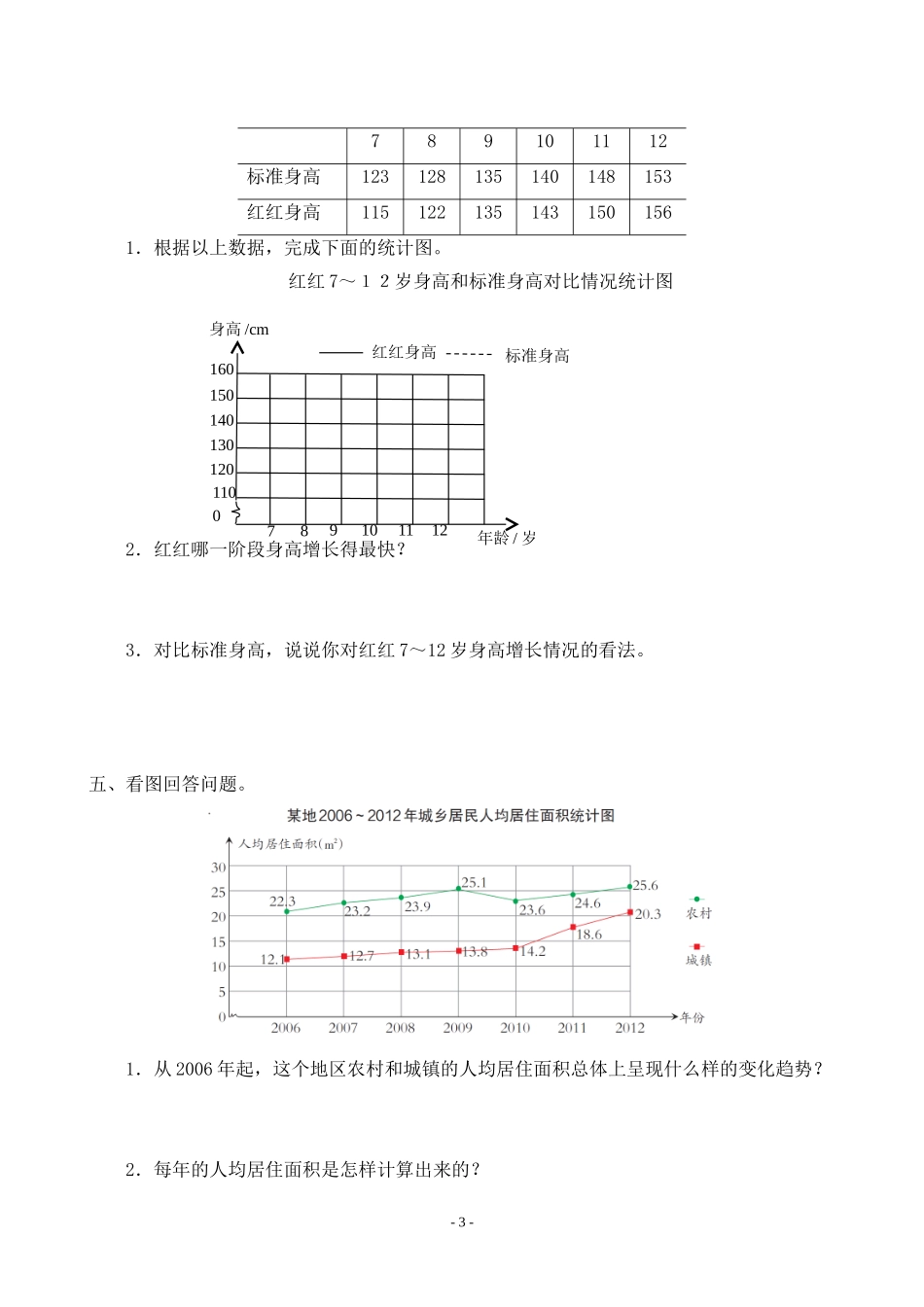 人教版小学5年级数学7单元_第3页