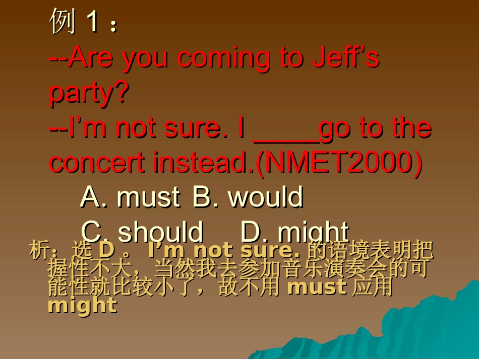 情态动词学习五要素[课件]_第2页