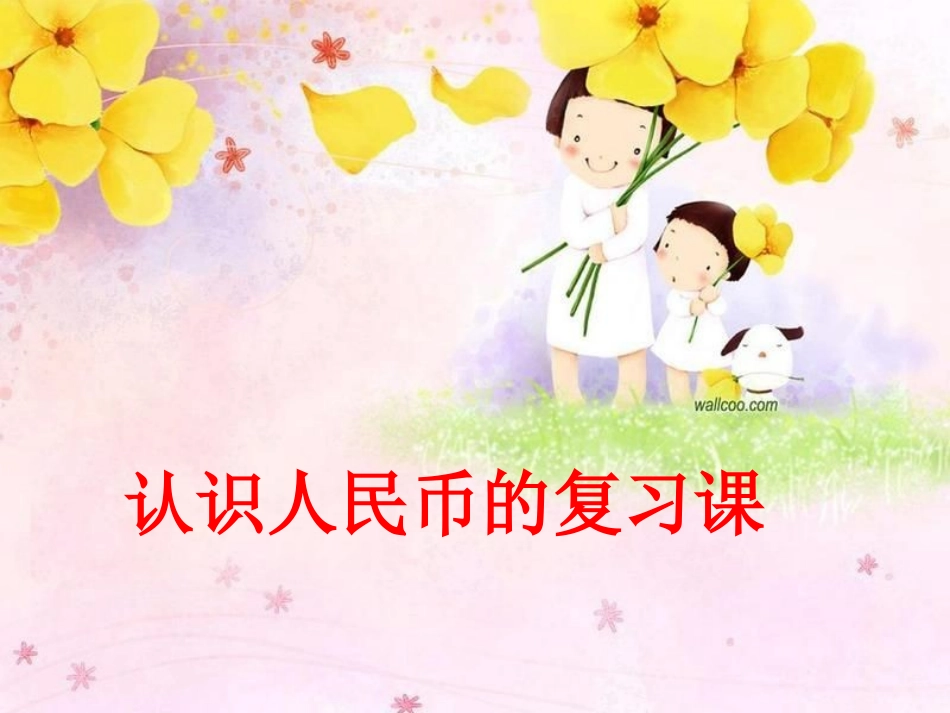 认识人民币的复习课_第1页