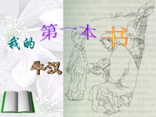 我的第一本书PPT课件