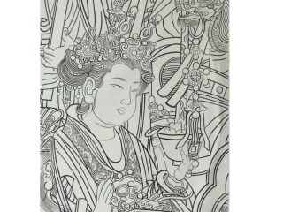 新课标人教版小学美术六年级上线与造型