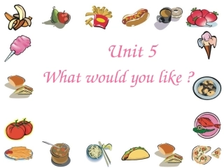 四年级上册Unit5教学课件