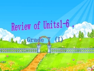 新目标七年级英语上unit1-6复习课件