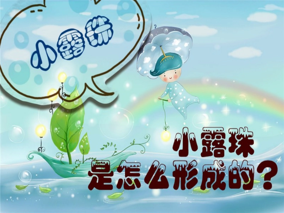 三年级语文上册第五组2小露珠第二课时课件_第2页