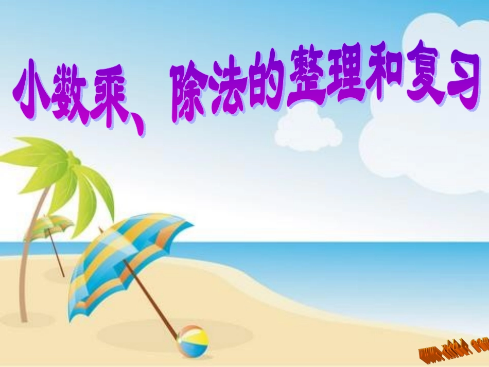 小数乘除法总复习 (2)_第1页