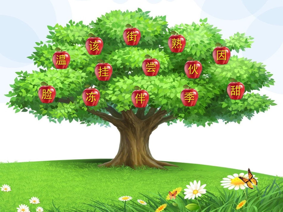 摘苹果游戏(精彩生字学习)_第2页