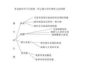 微小的生物单元结构图