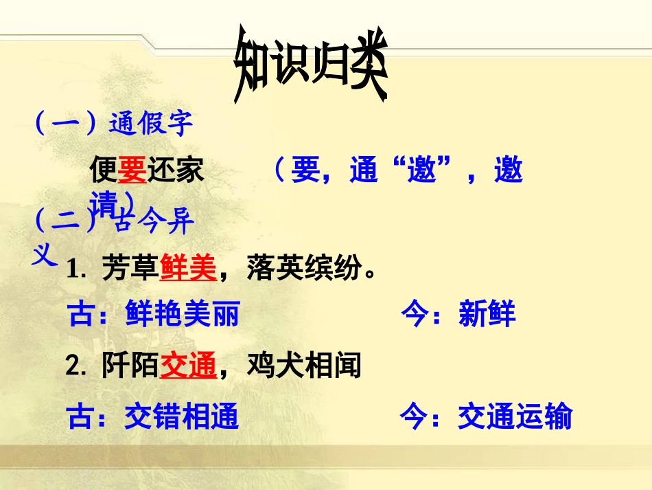 桃花源记复习_第3页