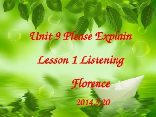 范彦红Unit9Lesson1