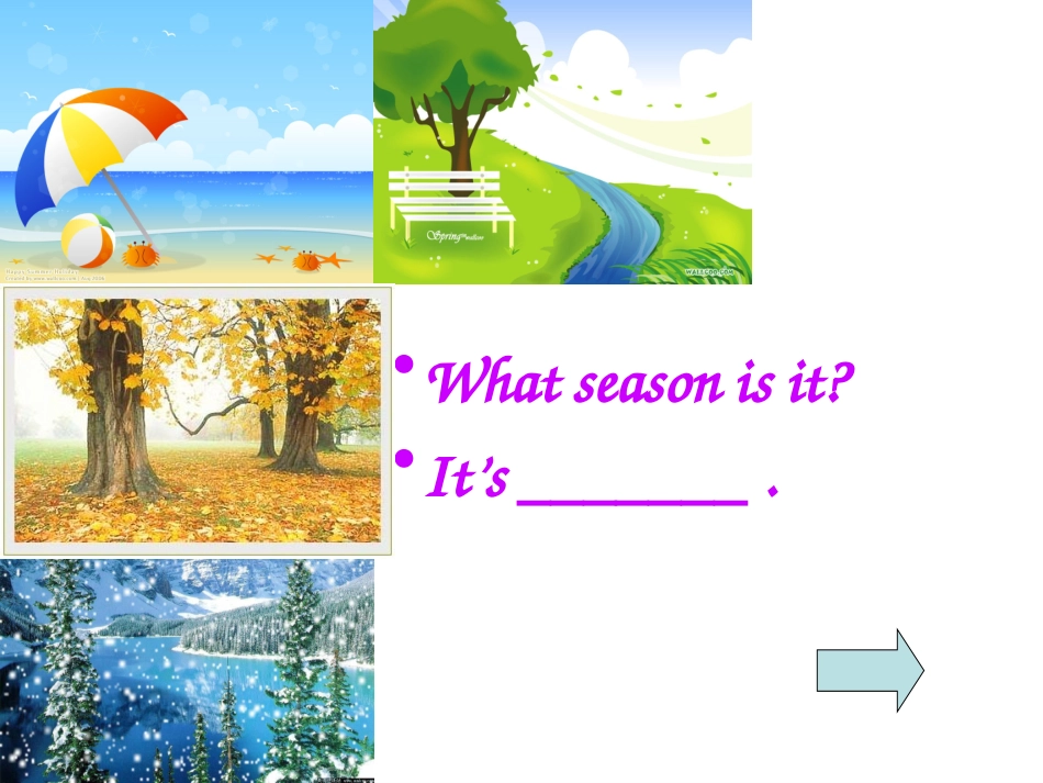 小学一年级英语PPTweather_第2页
