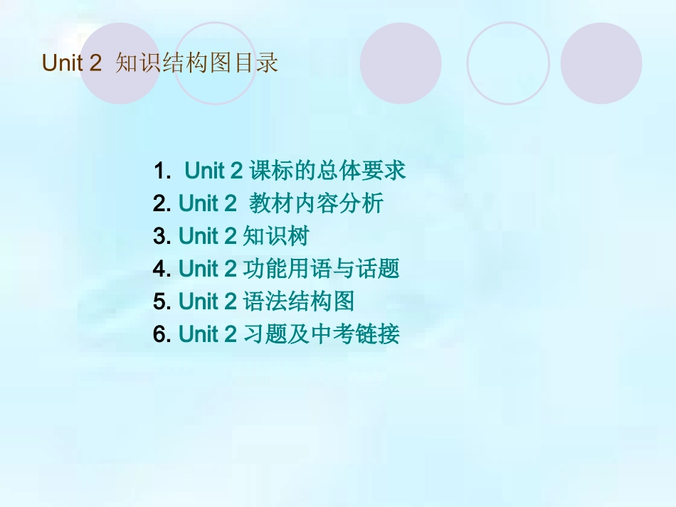 仁爱版八年级英语上册Unit2_知识结构图(1)_第2页