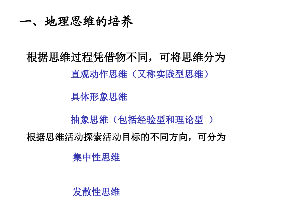 地理思维的培养与答题训练_第2页