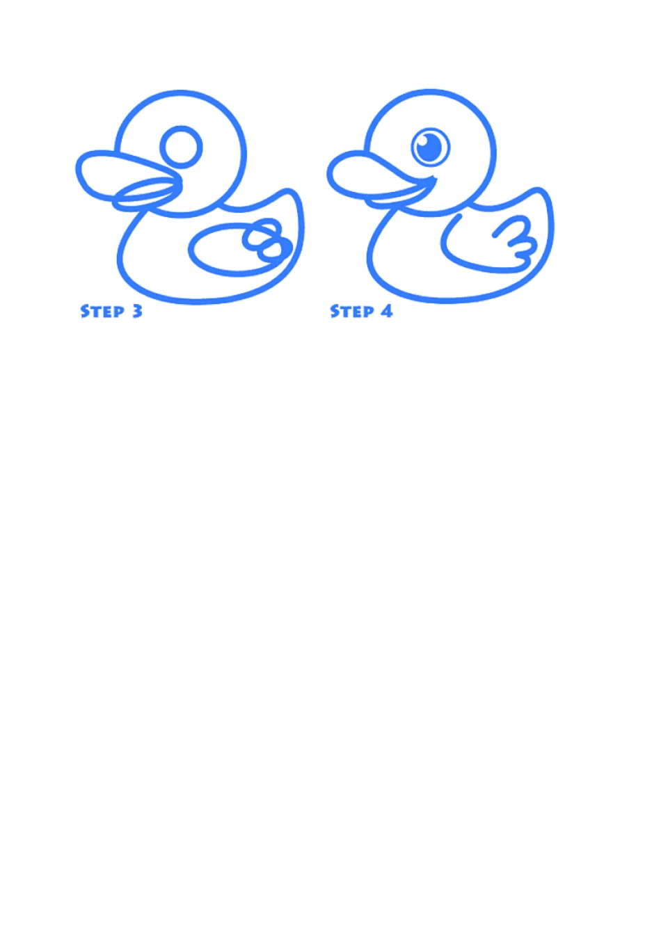 小黄鸭简笔画_第2页