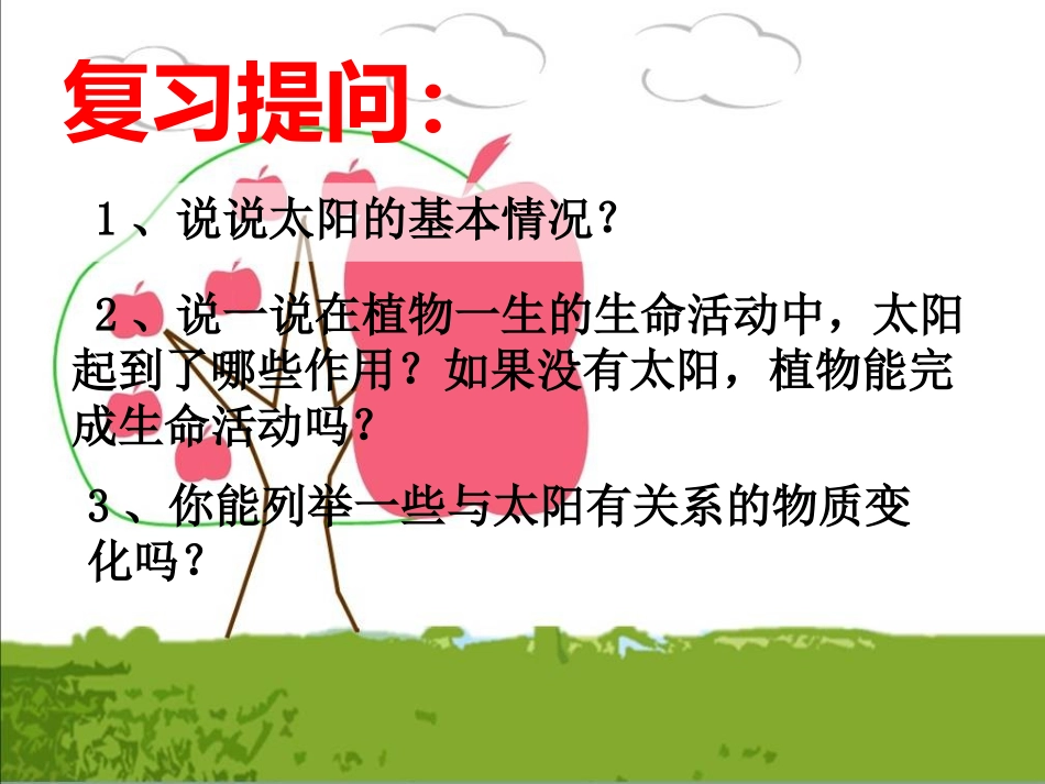 鄂教版小学科学六年级下册《太阳与人类》课件_第2页