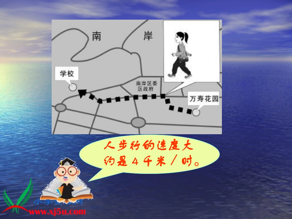 北师大版数学四年级上册《路程、时间与速度》PPT课件之四_第3页