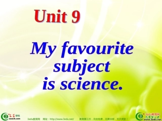 七年级英语Myfavoritesubjectisscience课件