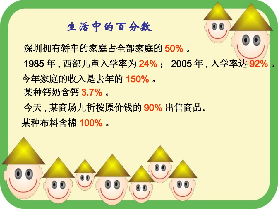 六年级百分数的意义和写法_第2页