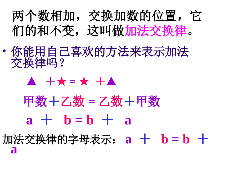 四年级数学加法和乘法交换律_第3页