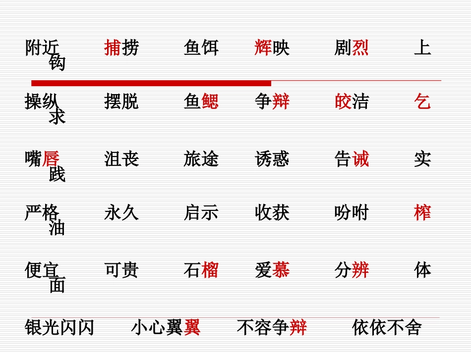 人教版五年级上册语文四单元拓展与回顾_第3页