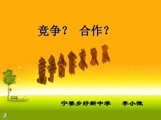 《竞争？合作？》