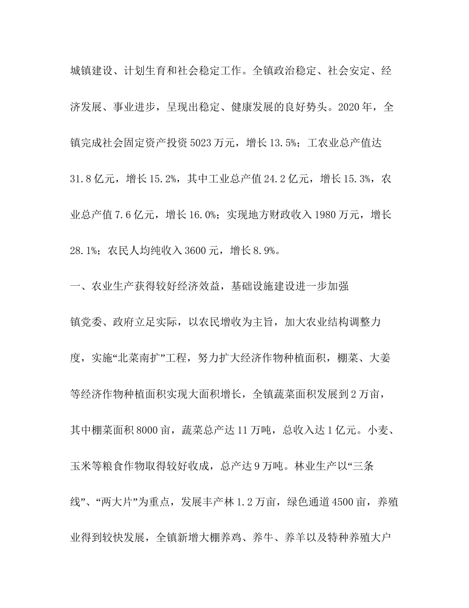 乡镇年工作总结及年工作计划2_第2页